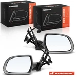 A-premium Pair Power Mirror W/ Manual Folding & Signal Light For Audi A4 10-11. Fixed Price $163.99.