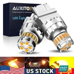 Auxito 2pcs 3157 Led Turn 3156 Anti Hyper Signal Light Bulbs Canbus Flash Amber. Fixed Price $12.91.