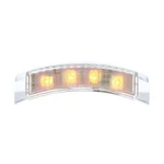 United Pacific 38506 Turn Signal Light, 4 Led Headlight, Amber Led/clear Lens. Fixed Price $30.43.