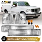 Clear Lens Parking Side Marker W/ Turn Signal 4pc (l+r) 92-96 F150 F250 / Bronco. Fixed Price $69.95.