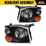 For Nissan Frontier 2001-2004 Headlights Assembly Black Housing Left+right. Fixed Price $66.99.