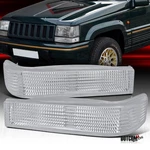 Fit 1993-1996 Jeep Grand Cherokee Parking Signal Lamps Bumper Lights Left+right. Fixed Price $18.79.