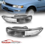 For 1993-1997 Toyota Corolla 4/5dr Sedan Wagon Chrome Bumper Signal Lights. Fixed Price $30.37.