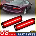 For 93-02 Chevy Camaro Rear Bumper Bright Red Led Smoke Side Marker Signal Light. Fixed Price $18.99.