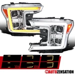 Fit 2018-2020 Ford F-150 Projector Headlights Led Sequential Signal Left+right. Fixed Price $338.99.
