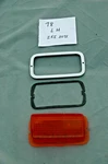 1978 Datsun B210 Turn Signal Light Lens W/frame & Gasket Left Front Oem. Fixed Price $23.50.