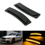 For 16-19 Bmw 3 4-series Amber Led Smoke Bumper Turn Signal Side Marker Lights. Fixed Price $23.14.