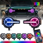 Vland Rgb Drl Led Projector Headlights For Ford Bronco 2021-2024 Plug And Play. Fixed Price $733.49.