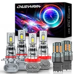 For Chevy Silverado 1500 2014-15 Led Headlight Hi/low+turn Signal Light Bulbs 6x. Fixed Price $54.99.