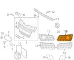 New Audi A7 4g Front Bumper Left Air Vent Grille 4g8807647jbmt Oem. Fixed Price $276.82.
