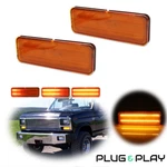 For 80-86 Ford Bronco F150 F250 F350 Dynamic Sequential Led Signal Lights Amber. Fixed Price $49.99.