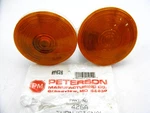 (2) Peterson 426a 4" Round Amber Sealed Light Turn Signal Park. Fixed Price $13.49.