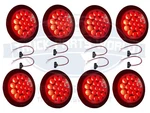 Trux Tled-4x40 4 Inch Round 19 Diode Red/white Dual Revolution Led Light Grommet. Fixed Price $380.00.