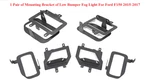 Fit 15-17 Ford F150 Cube Dual Fog Led Light Pods Front Bumper Mounting Brackets. Fixed Price $36.99.