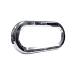 Trux Tbez-obch4 - 6.5 Inch Oval Chrome Plastic Bezel W/o Visor Snap On. Fixed Price $14.00.