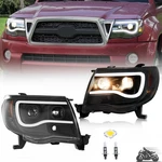 For Toyota Tacoma 2005-2007-2009-2010-2011 Pair Led Headlights W/bulbs Dot/sae. Fixed Price $174.99.