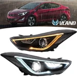Vland Led Projector Headlights Assembly For Hyundai Elantra 2011-15 Drl Set. Fixed Price $265.99.