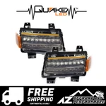 Quake Led Smoked Fender Drl Turn Signal W/ Sequential Lights Jl Jlu Jt Rubicon. Fixed Price $335.98.