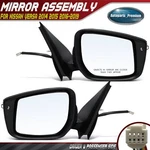 2pcs Power Mirror Manual Folding W/ Turn Signal Paintable For Nissan Versa 14-19. Fixed Price $123.89.