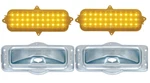 United Pacific Led Amber Park Lamp And Housing Set For 1960-1966 Chevrolet Truck. Fixed Price $159.98.