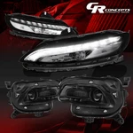Black Clear Projector Headlights+led Drl Signal Light For 2014-2018 Cherokee. Fixed Price $391.95.