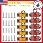 10x Red Led Lights Side Marker Truck Trailer Clearance Light Waterproof Epm. Fixed Price $14.24.