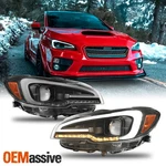 For 15-21 Subaru Wrx/sti Sequential Led Signal Black Projector Headlight Lamp. Fixed Price $325.99.