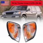 Pair For Toyota Land Cruiser Fj100 98-2006 Side Corner Lights Turn Signal Lamps. Fixed Price $65.95.