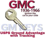 1936-1966 Gm Gmc Ignition Key Cut To Code 9001-9250. Fixed Price $11.99.