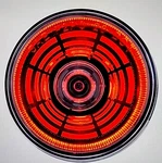 36582 United Pacific Abyss 4 Led Red/ Clear Len 2.5" Round Light Truck Trailer. Fixed Price $18.26.