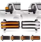 Gempro Led Sequential Amber Side Mirror Marker Turn Signals White Parking. Fixed Price $62.09.