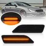 Smoked Led Bumper Side Marker Lights For 06-11 Mercedes Benz Cls-class W219 C219. Fixed Price $39.59.