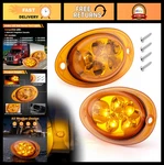 Amber Led Side Marker Turn Signal Lights, 2008-2017 Freightliner Cascadia, 2pcs. Fixed Price $34.49.