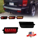 Smoked Rear Reflector Led Tail Brake Signal Lights For 05-10 Jeep Grand Cherokee. Fixed Price $44.99.