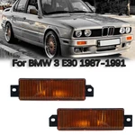 1 Pair For Bmw 3 E30 1987 1988-1991 Front Turn Signals Indicators Corners Lights. Fixed Price $32.00.