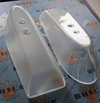 1 New Pair 1949 Buick Front Fender Parking Light Lens. Fixed Price $69.95.