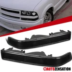 Fit 98-04 Chevy S10 Blazer Gmc Sonoma Black Bumper Lights Signal Parking Lamps. Fixed Price $36.99.