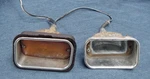 1963 Ford Galaxie Front Park Turn Signal Lens Light Assembly Pair Lh Rh. Fixed Price $125.00.