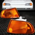 For 92-95 Honda Civic Ej1 Ej2 Eg3 Yellow Crystal Clear Corner Reflector Lights. Fixed Price $20.26.
