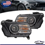 For 2013-14 Ford Mustang Hid/xenon Model Led Drl Projector Headlights. Fixed Price $245.55.