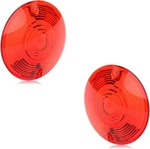 Nthreeauto 3 1/4 Inch Turn Signal Lens Covers Flat Lenses Front Red. Fixed Price $15.65.
