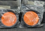 (2)truck Lite 40 Front 5 Park & Turn Lamp, Amber, 24v Grommet Kit 4002y B8bc. Fixed Price $15.50.