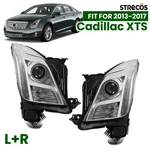 Hid/xenon Headlight For 2013-2017 Cadillac Xts W/ Led Drl Afs Left+right Pair. Fixed Price $534.99.