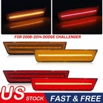 For Dodge Challenger 2008-14 Led Front Amber+rear Red Bumper Side Marker Lights. Fixed Price $37.99.