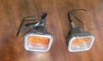 Oem 1962-63 Ford Falcon/ranchero; Park Lamp Housings With Sockets And Pigtails. Fixed Price $190.00.