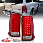 2002 2003 2004 2005 2006 Red Clear Led Brake Tail Lights For Cadillac Escalade. Fixed Price $174.07.