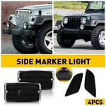 Fit 1997-2006 Jeep Wrangler Tj Smoke Bumper Signal Fender Side Marker Lights Wp4. Fixed Price $25.64.
