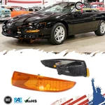 Set Of Pair Amber Bumper Signal Lights Housings For 1993-2002 Chevrolet Camaro. Fixed Price $23.49.