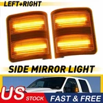 For 2008-2016 Ford F250/350/450/550amber Lens Full Led Side Mirror Marker Light. Fixed Price $18.99.