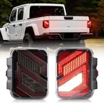 Lx-light Newest S Shape Led Tail Lights Smoke Rear Brake Lights,jeep Gladiator. Fixed Price $179.90.